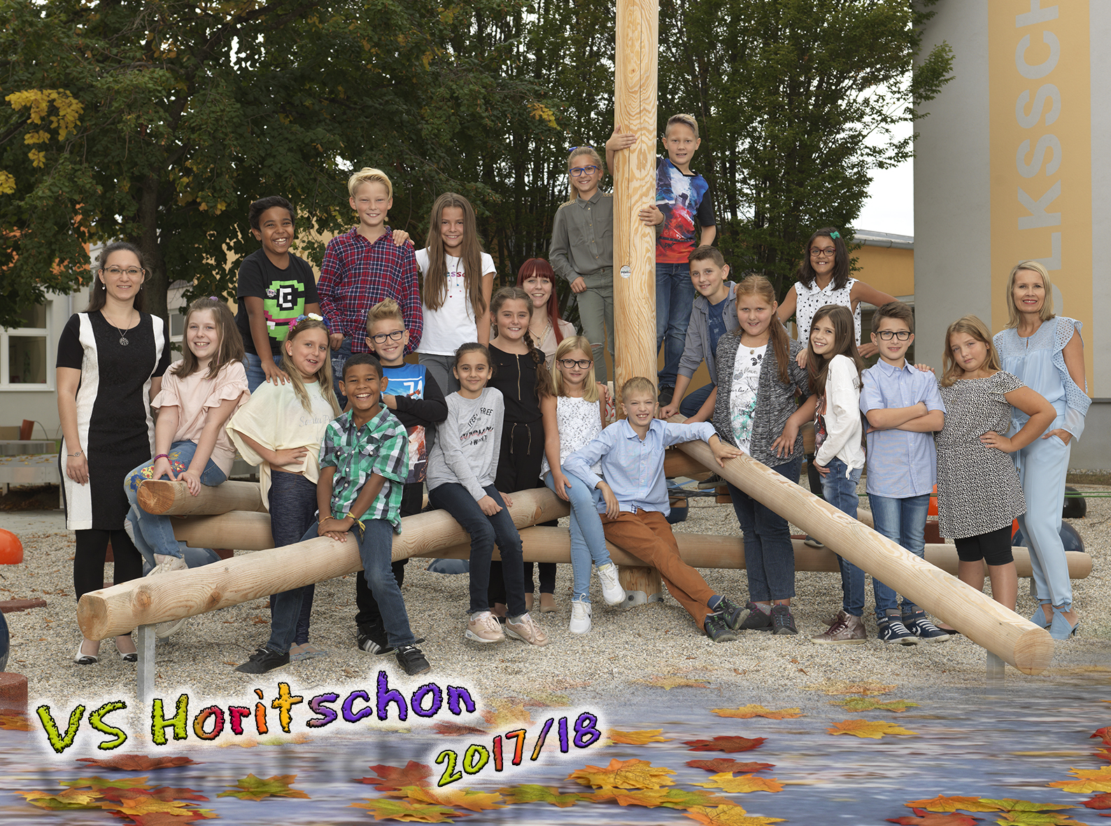 Das ist die 4. Klasse im Schuljahr 2017/18